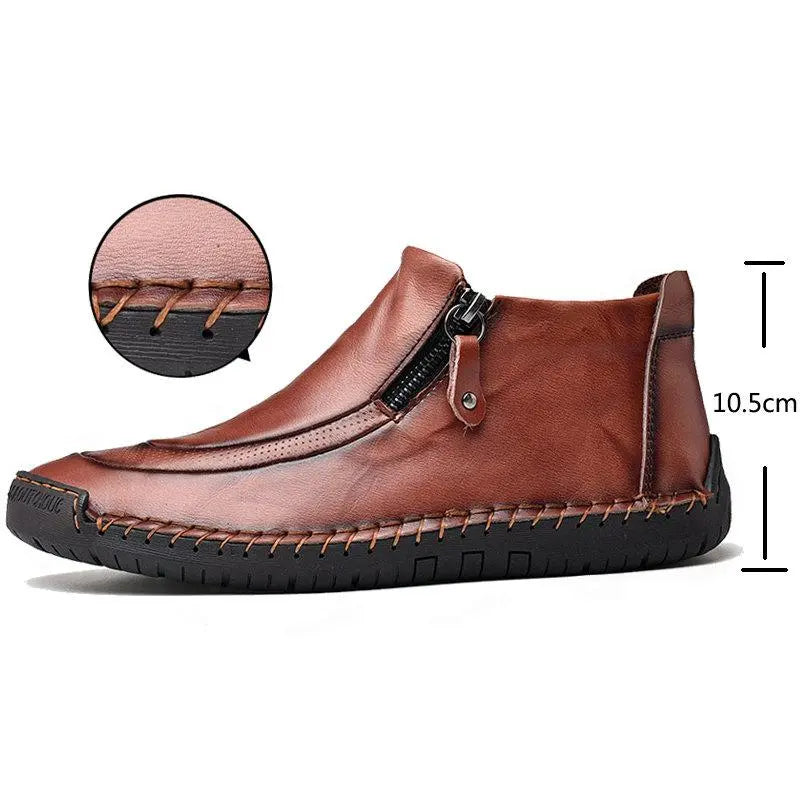 Reuben Men's Ankle Boots - close-up detail