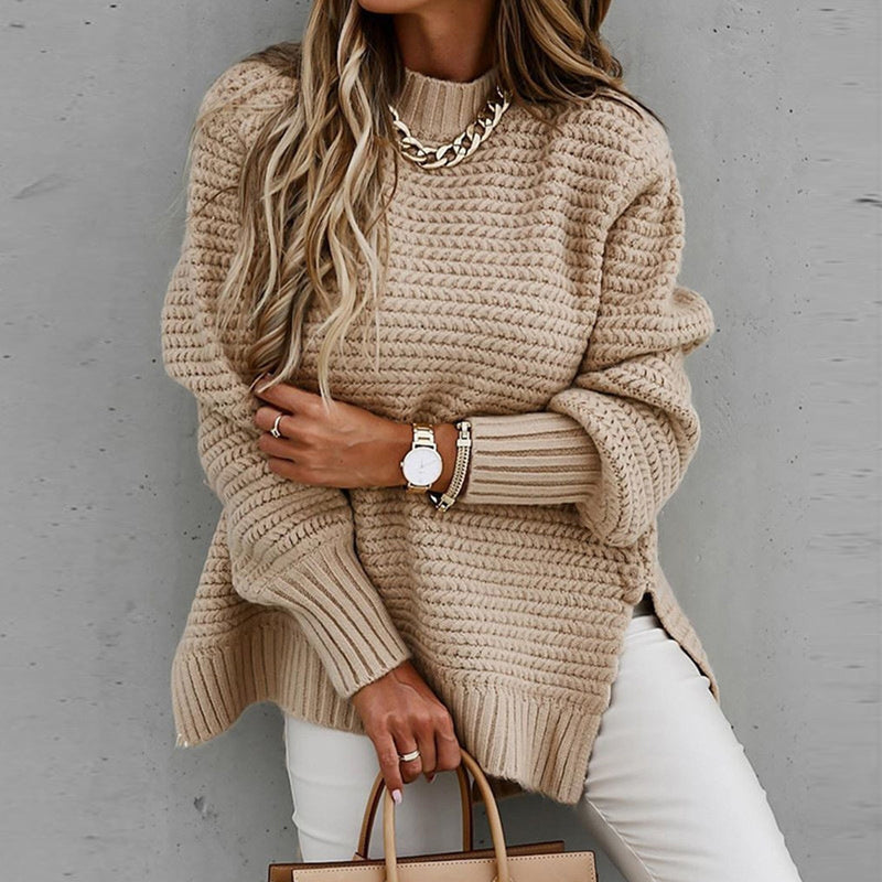 Ivy Women's Oversized Sweater | Black, Beige