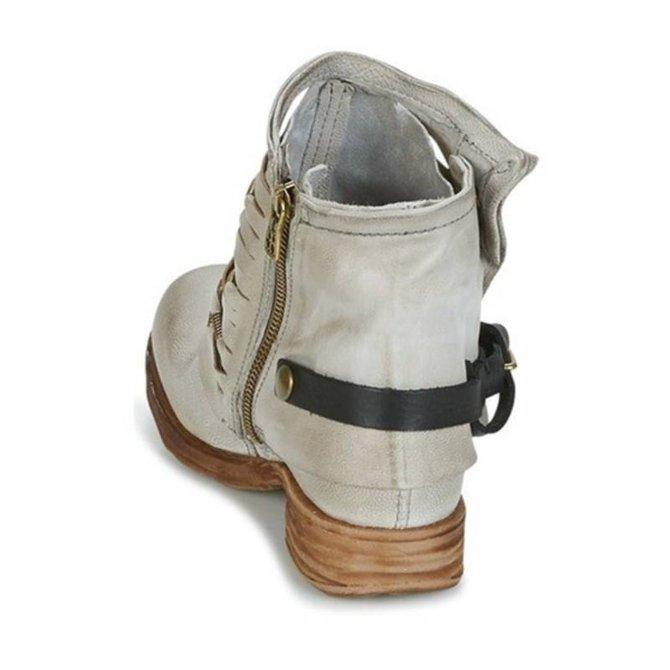 Rhea Women's Ankle Boots - fabric and finish detail