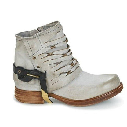 Rhea Women's Ankle Boots - shown in use
