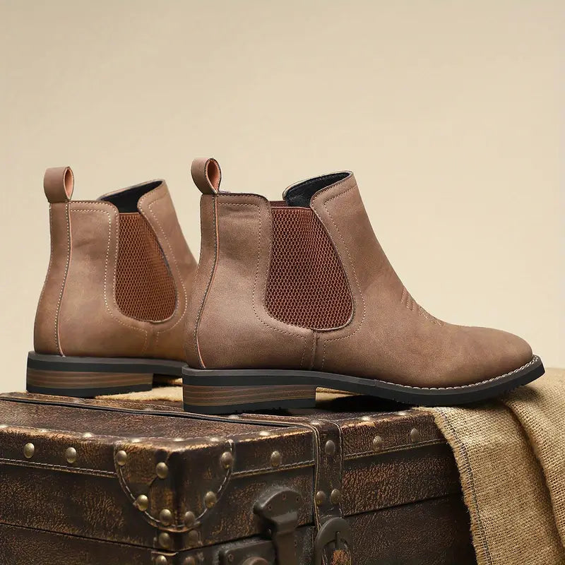 Otis Men's Chelsea Boots - fabric and finish detail