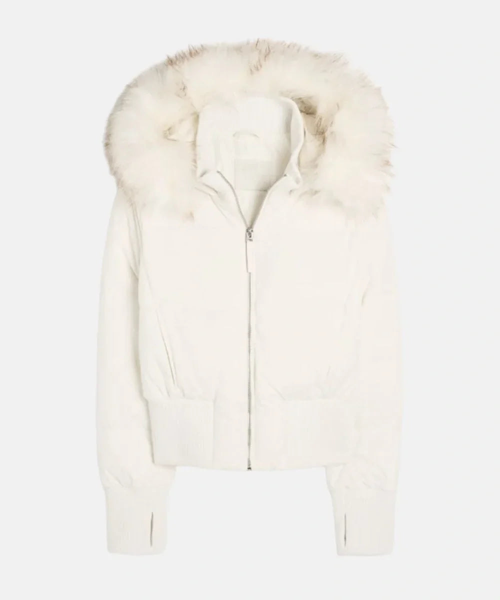 Violette Women's Quilted Jacket - styled view