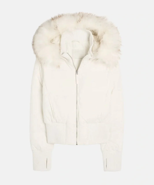 Violette Women's Quilted Jacket - styled view
