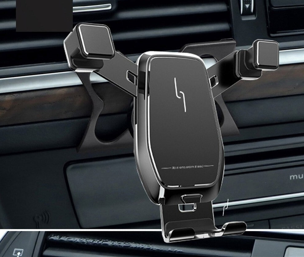 Grove Car Phone Holder - fabric and finish detail