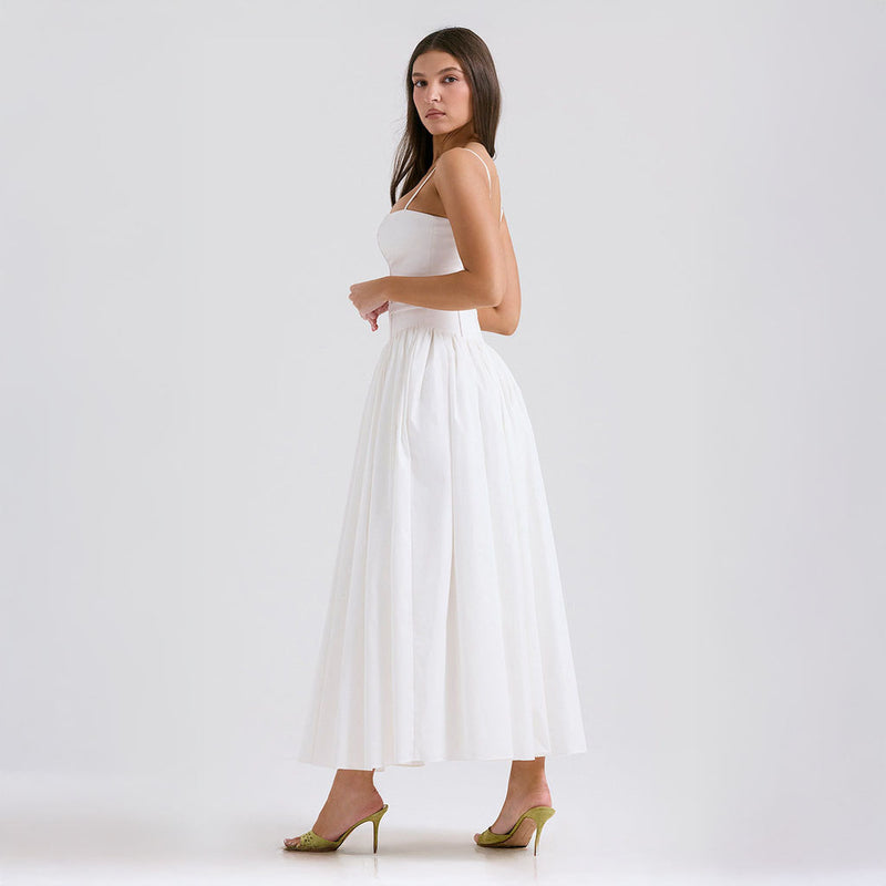 Robe d’Été Femme Ivy | Coton Extensible Doux, Robe pour Fête au Jardin