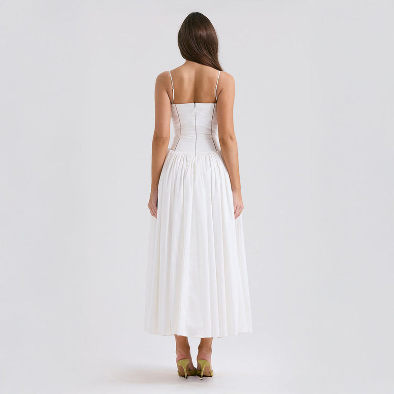 Robe d’Été Femme Ivy | Coton Extensible Doux, Robe pour Fête au Jardin