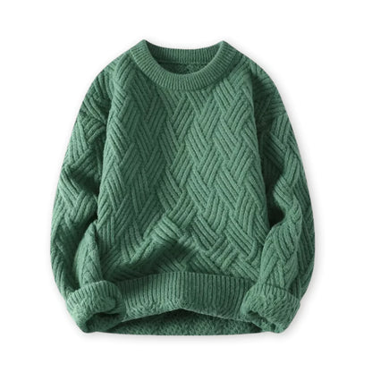 Finnian Men's Sweater - close-up detail