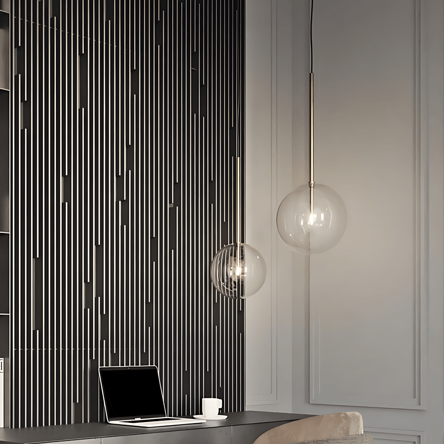 JasperGlow | Stylish Modern Glass Pendant Lighting for Kitchen Island 4
