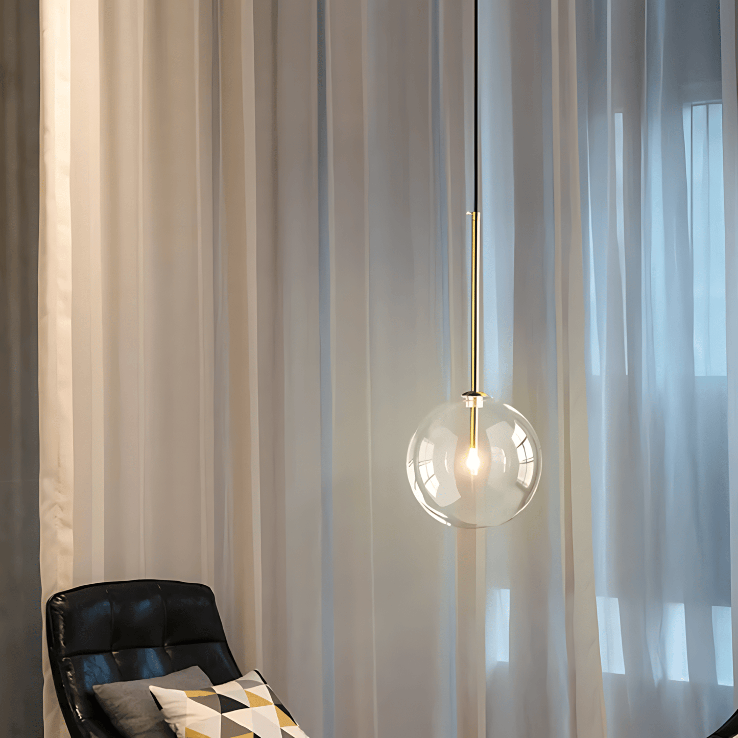 JasperGlow | Stylish Modern Glass Pendant Lighting for Kitchen Island 6