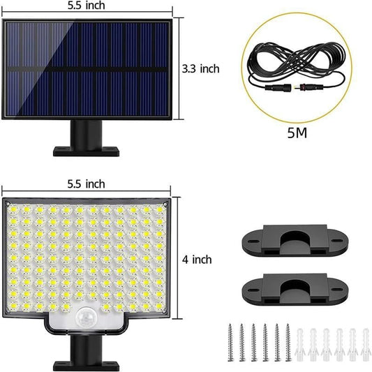 Fern Solar Outdoor Light - styled view