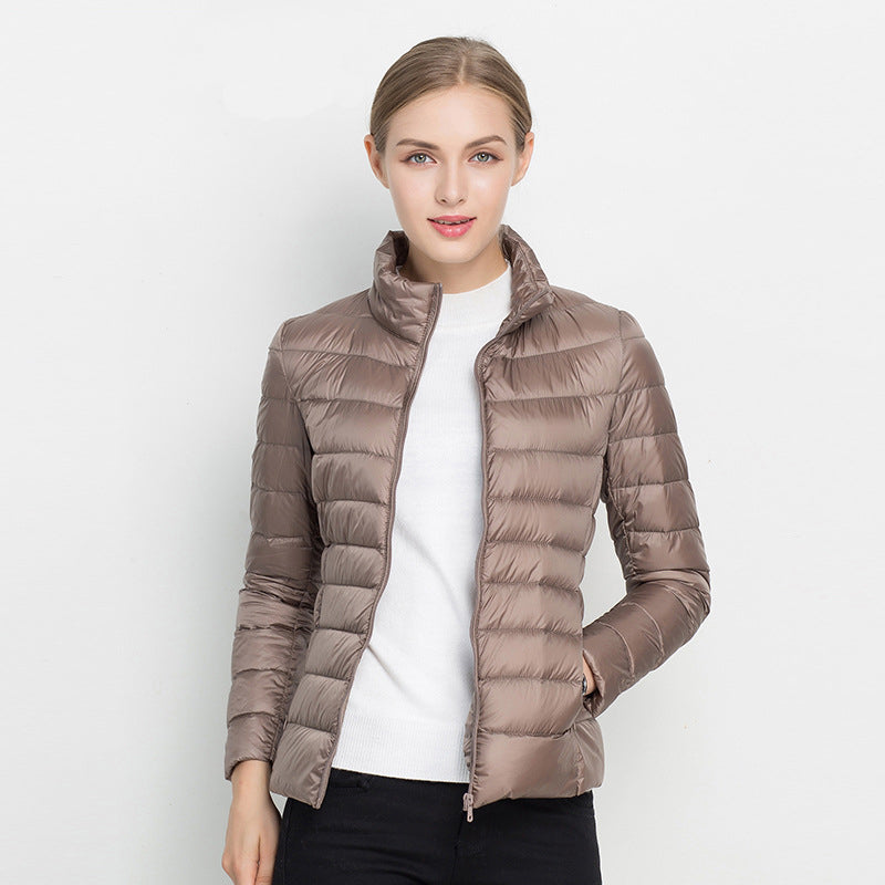 Kara Women's Black Puffer Jacket | Lightweight Insulation, Slim Fit 0