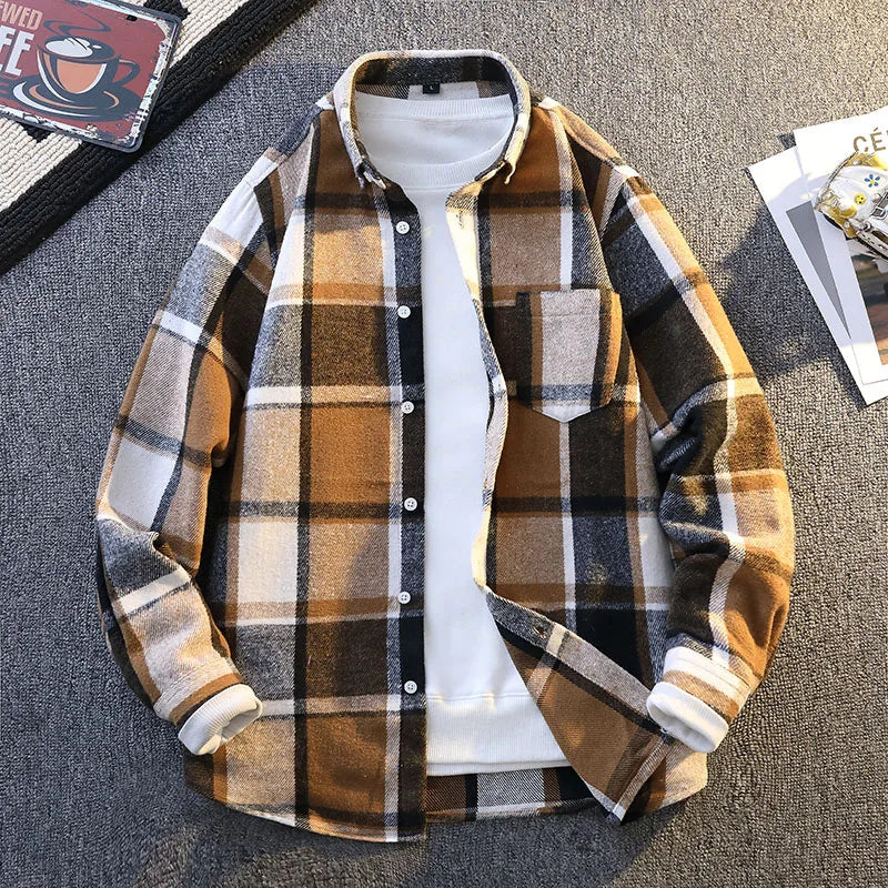 Kira Women's Plaid Shirt - front view