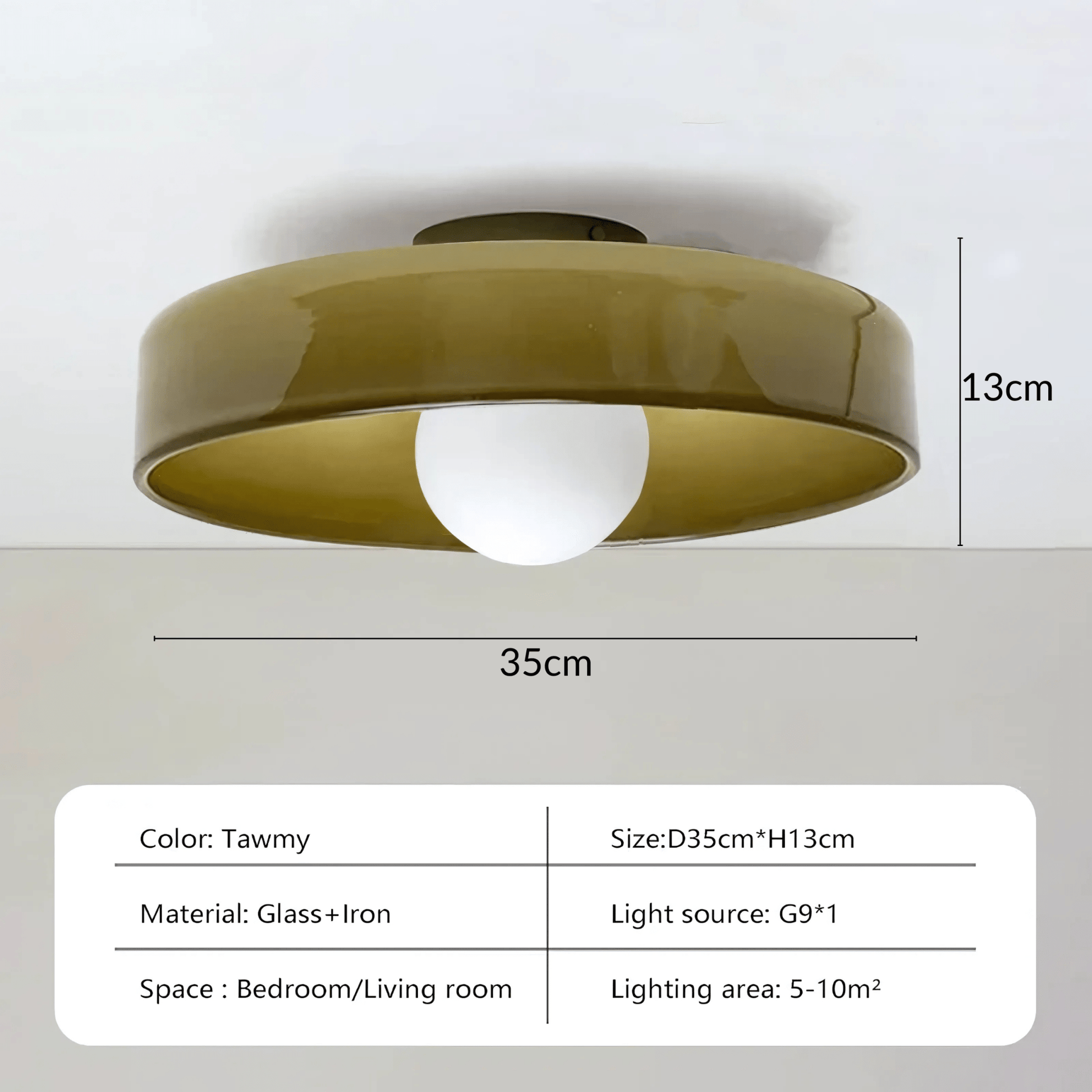 KildaLight | Stylish Versatile Flush Mount Ceiling Light Fixture 12