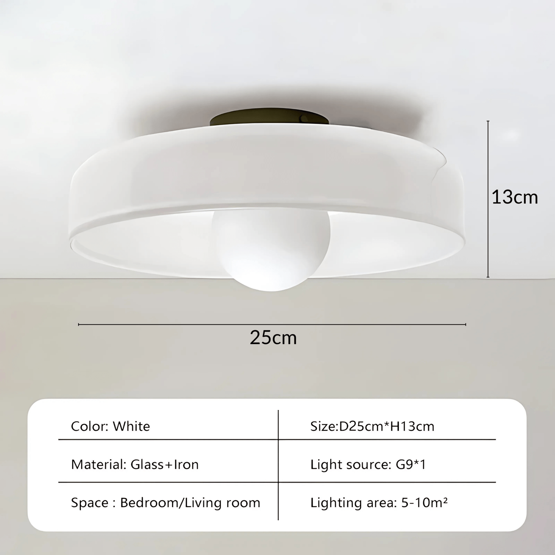 KildaLight | Stylish Versatile Flush Mount Ceiling Light Fixture 14