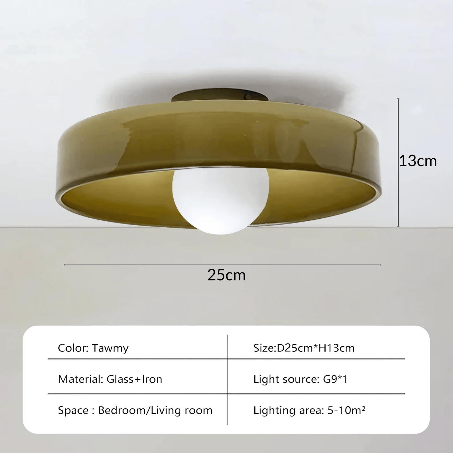 KildaLight | Stylish Versatile Flush Mount Ceiling Light Fixture 9