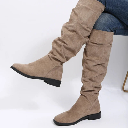 Yara Women's Knee-high Boots - styled view