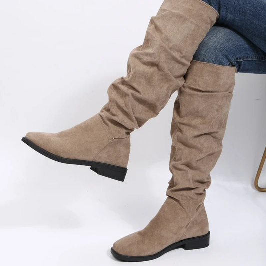 Yara Women's Knee-high Boots - styled view