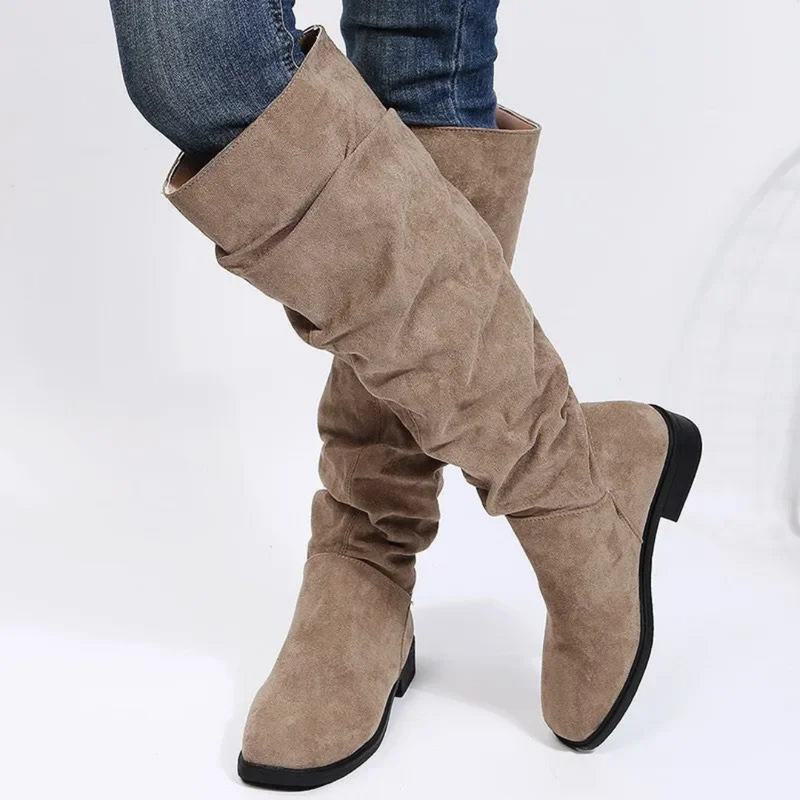 Yara Women's Knee-high Boots | Black, Khaki