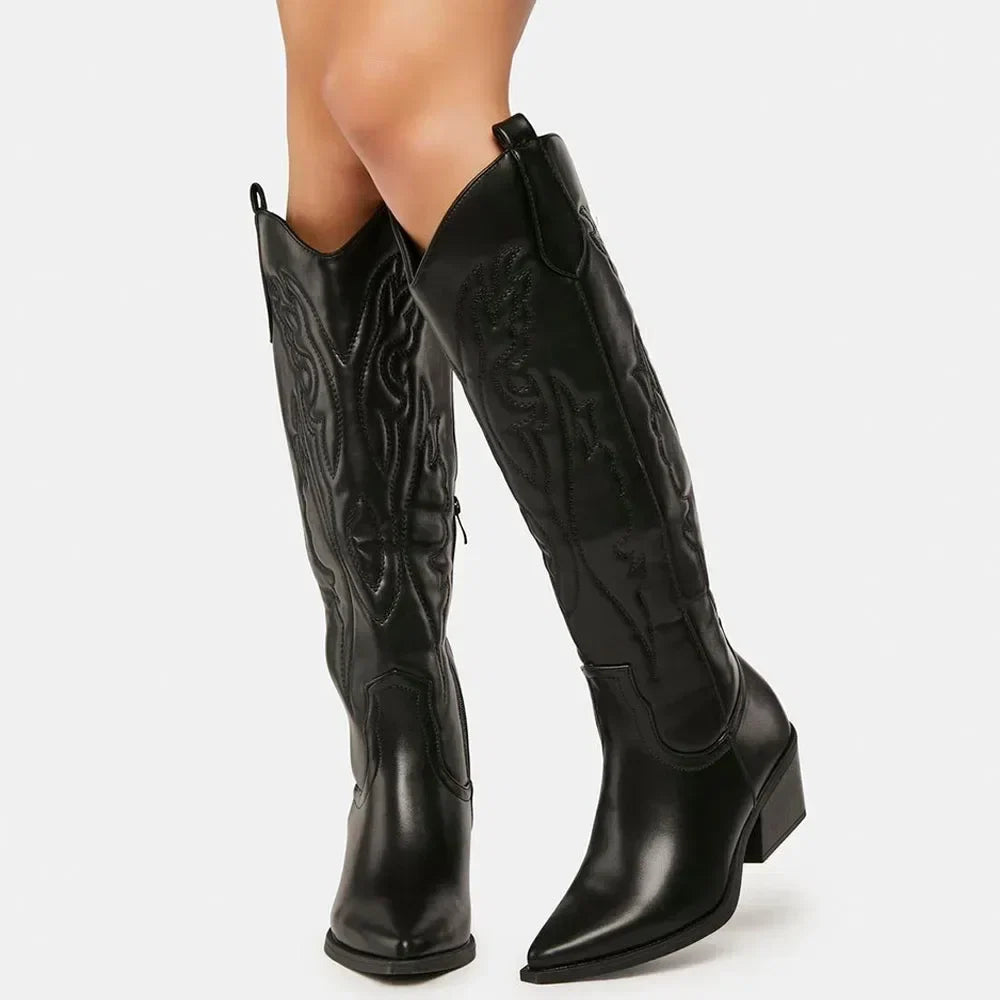 Ines Women's Boots - fabric and finish detail