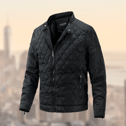 Bruno Men's Quilted Jacket - styled view