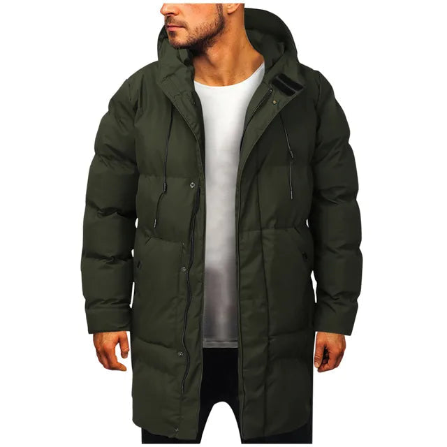 Gideon Men's Puffer Jacket - fabric and finish detail