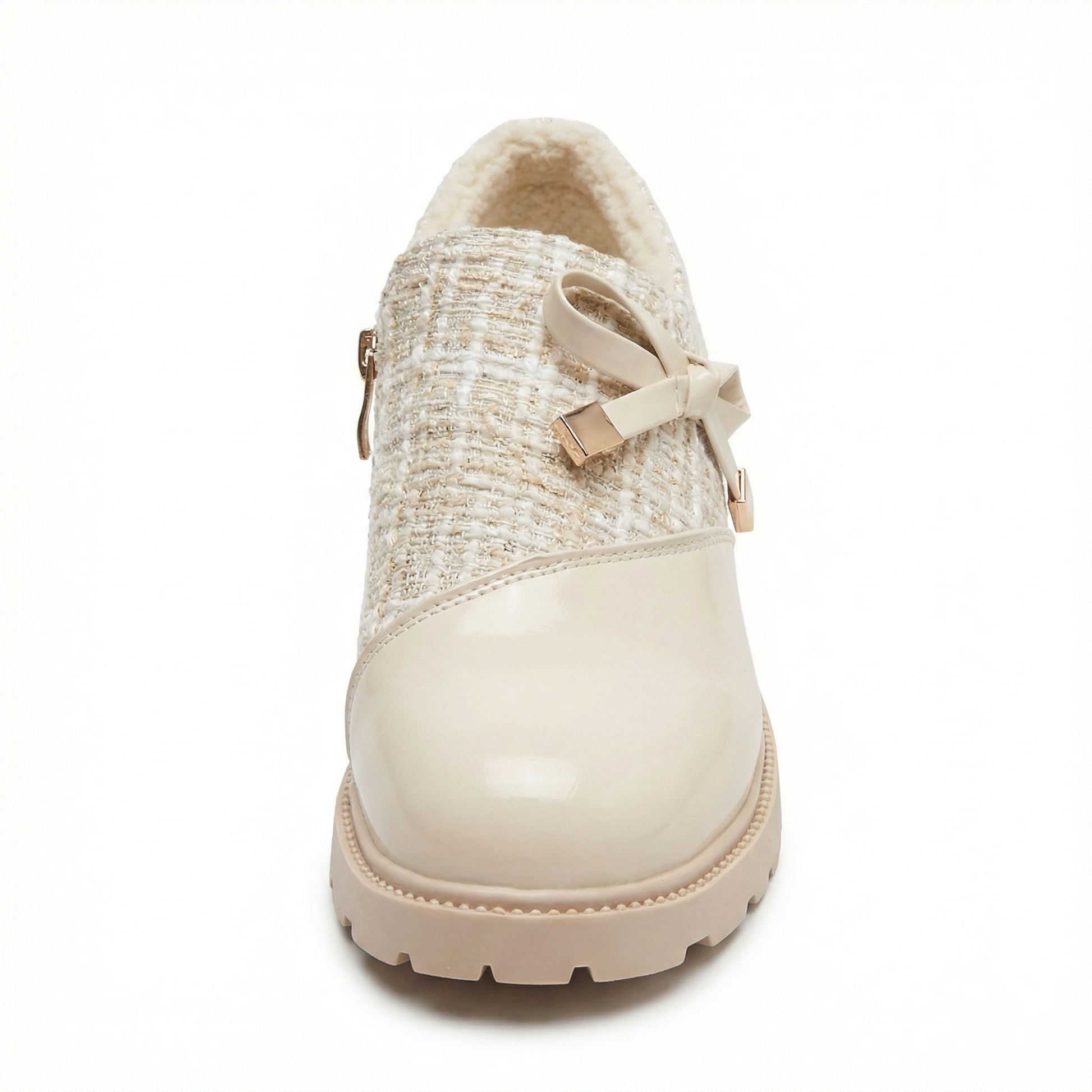 Thea Women's Heels - fabric and finish detail