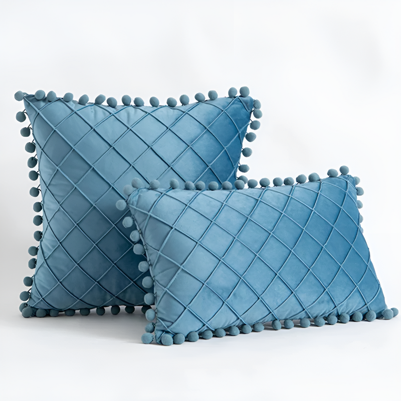 Quilted Luxe Cushion Cover | Bedroom Decor, Light Layer