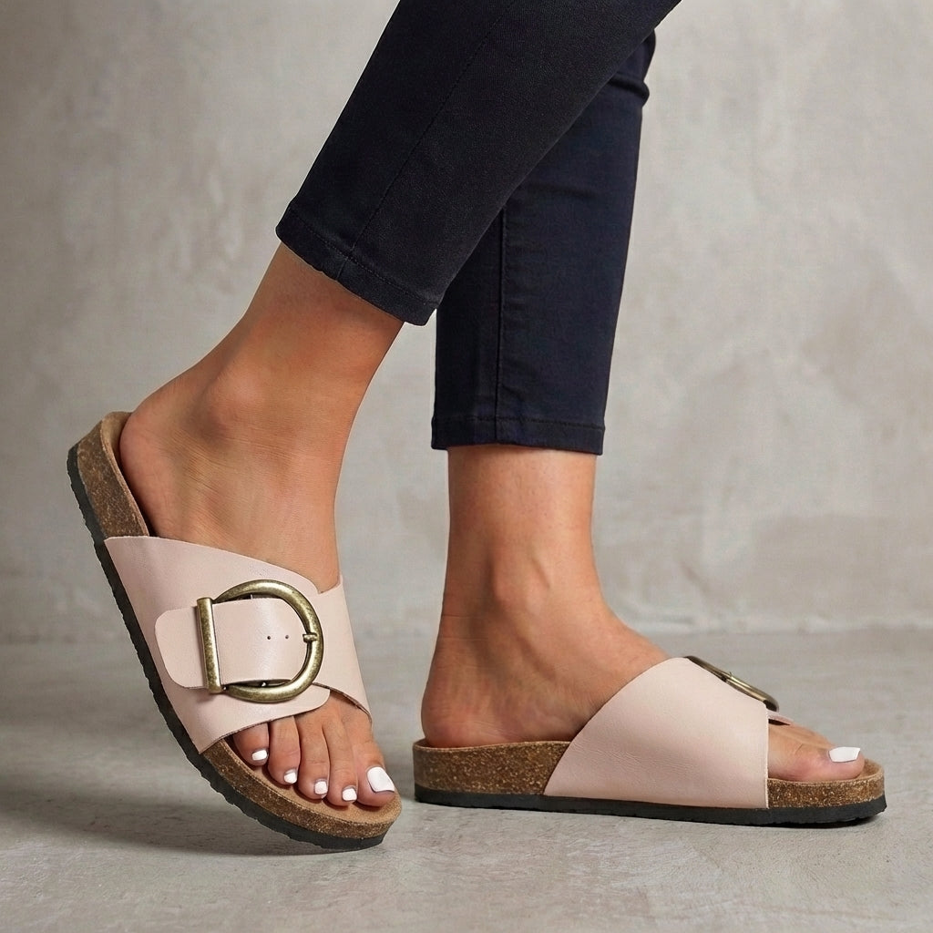 Kira Women's Adjustable Sandals - fabric and finish detail