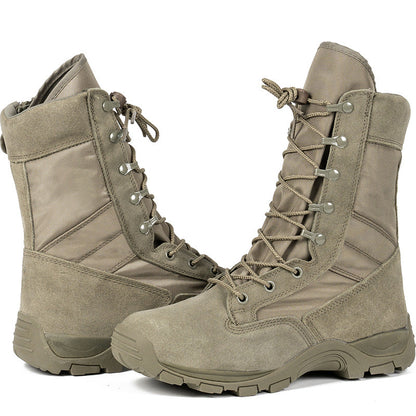 Hollis Men's Combat Boots - styled view