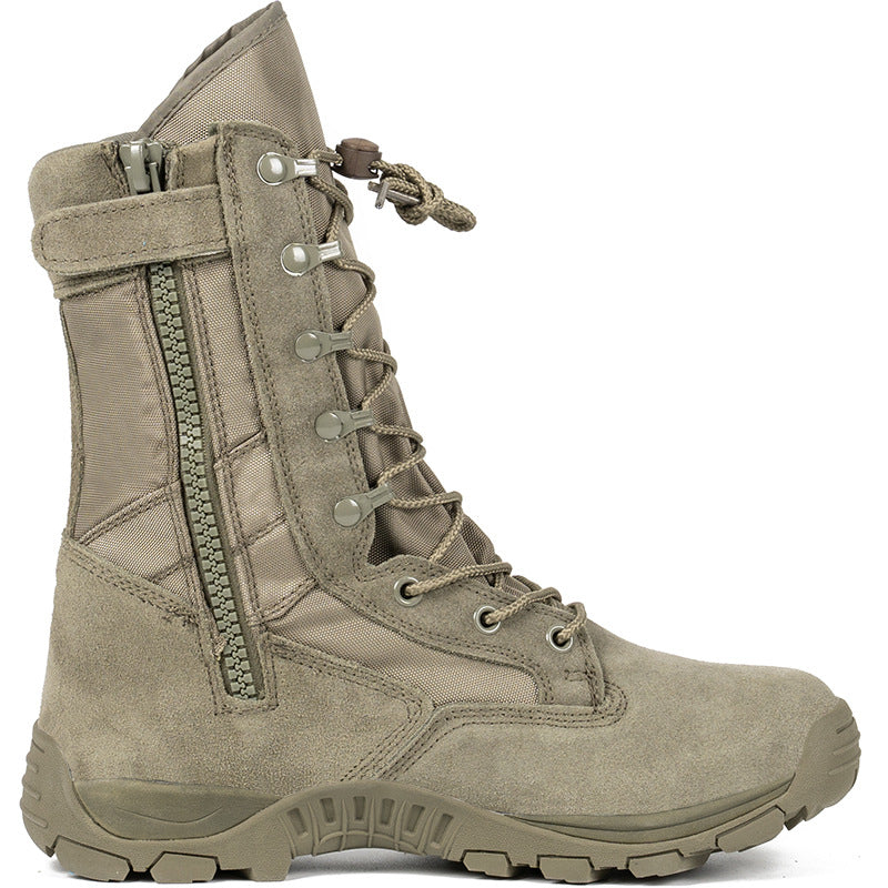 Hollis Men's Combat Boots | Black, Green