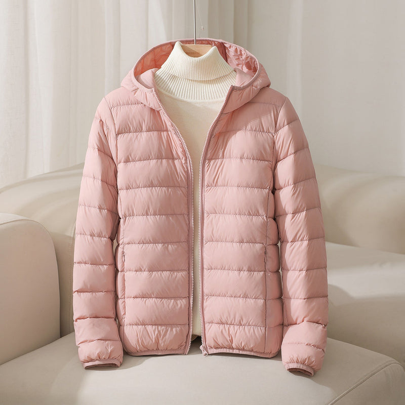Nadia Women's Quilted Jacket - fabric and finish detail