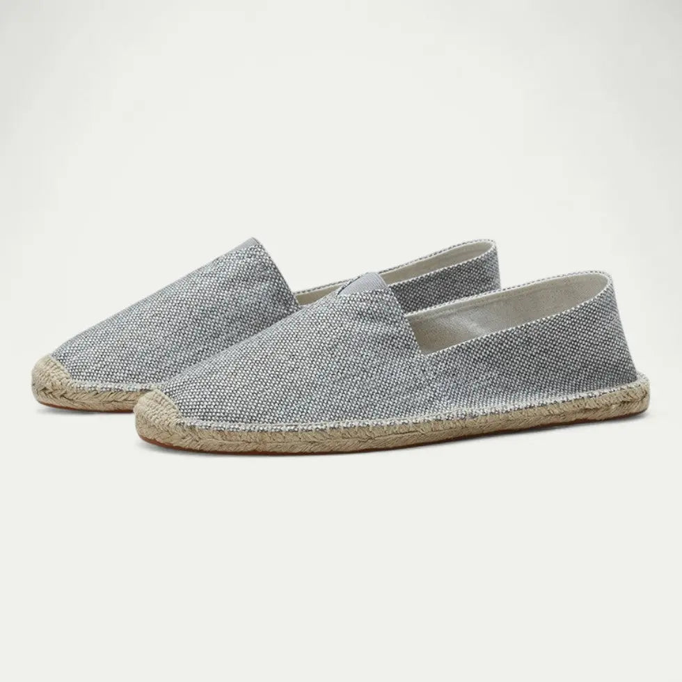 Casper Men's Linen Espadrilles - styled view