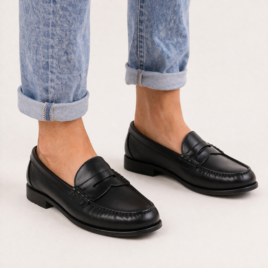 Nadia Women's Loafers - styled view