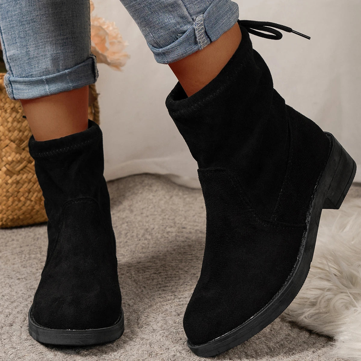 Paloma Women's Ankle Boots - styled view