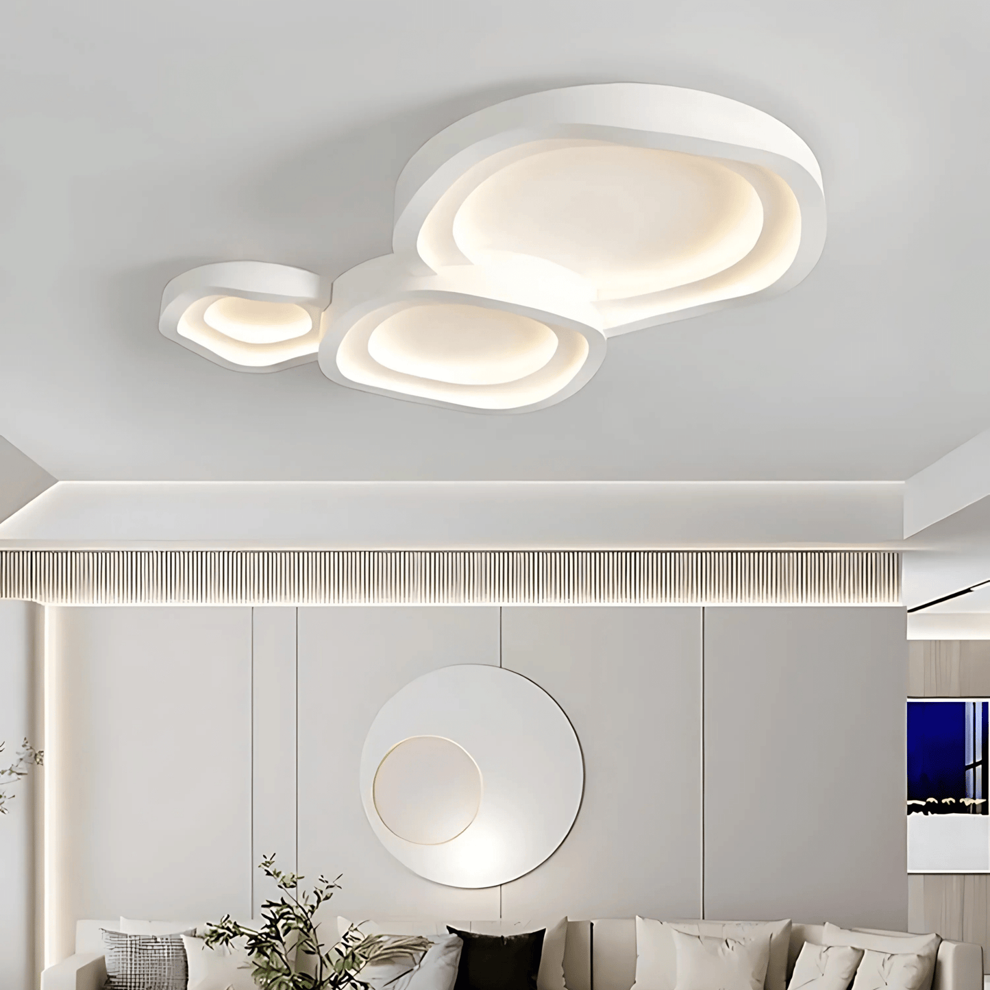 Luminara | Contemporary Elegant Metal Flush Mount Ceiling Light 2