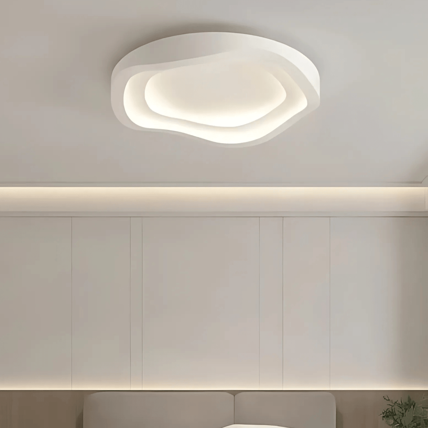 Luminara | Contemporary Elegant Metal Flush Mount Ceiling Light 8