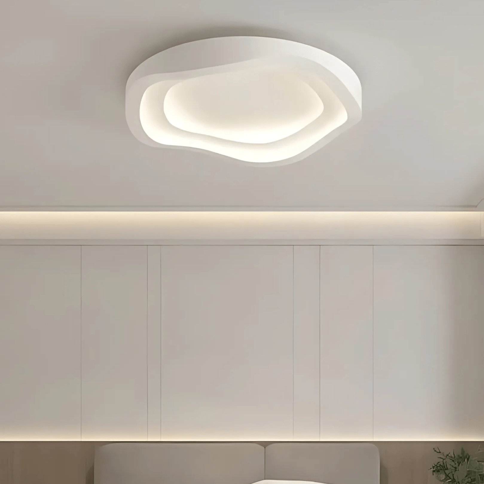 Luminara | Contemporary Elegant Metal Flush Mount Ceiling Light 8