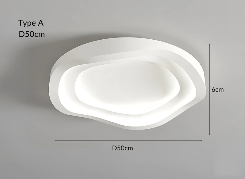 Luminara | Contemporary Elegant Metal Flush Mount Ceiling Light 9