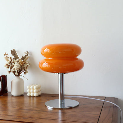 Luminara | Elegant Retro Glass Table Lamp for Bedroom and Living Room 4