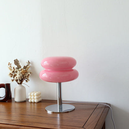 Luminara | Elegant Retro Glass Table Lamp for Bedroom and Living Room 6