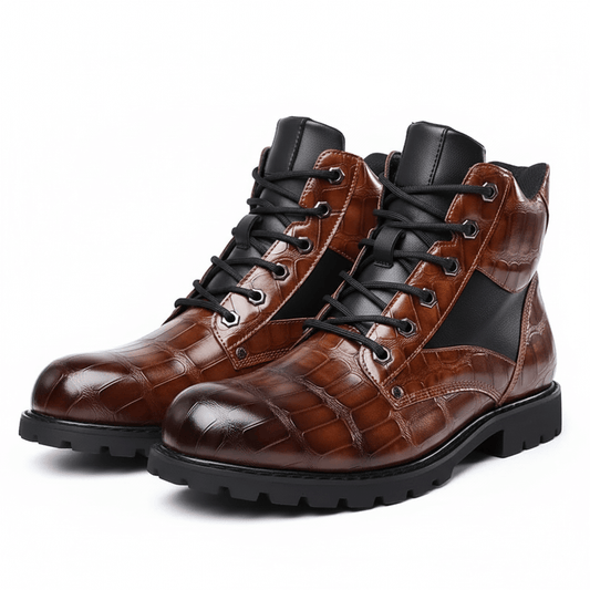 Quill Men's Ankle Boots - styled view