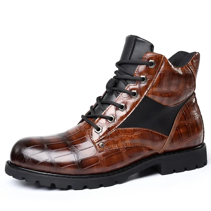 Quill Men's Ankle Boots - fabric and finish detail