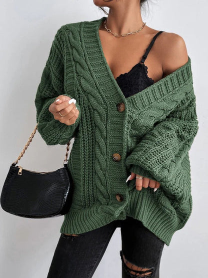 Juno Women's Oversized Cardigan - styled view