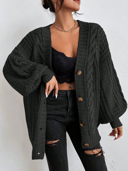 Juno Women's Oversized Cardigan - back view