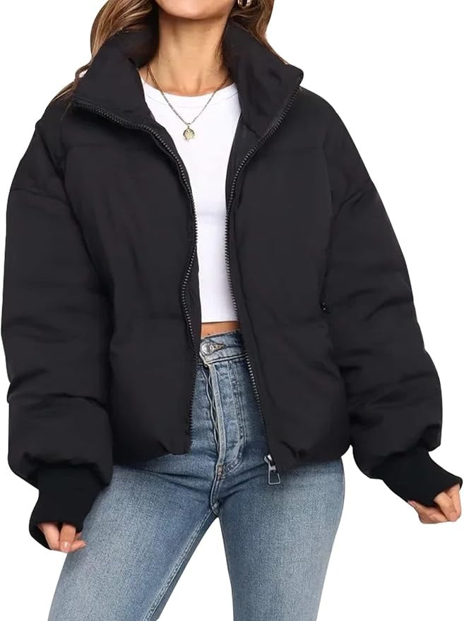 Wilda Women's Oversized Puffer Jacket - styled view