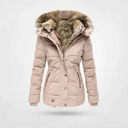 Iris Women's Puffer Jacket - full-length view