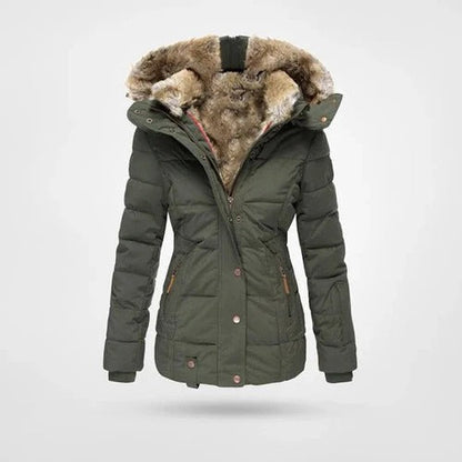 Iris Women's Puffer Jacket - styled view