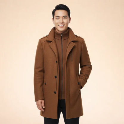 Tamsin Women's Coat - fabric and finish detail