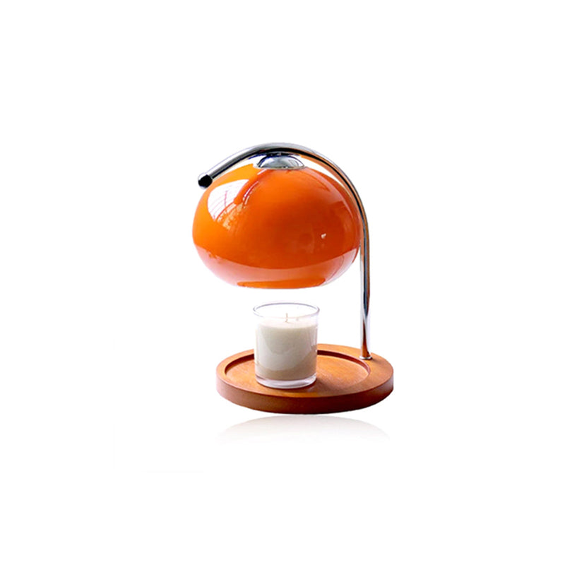 Lunara | Elegant Dimmable Metal and Glass Candle Warmer Lamp