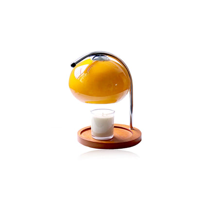 Lunara | Elegant Dimmable Metal and Glass Candle Warmer Lamp 7